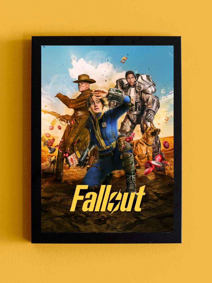 Fallout Dizi Tablo Siyah Çerçeveli Dizi Poster Duvar Tablo