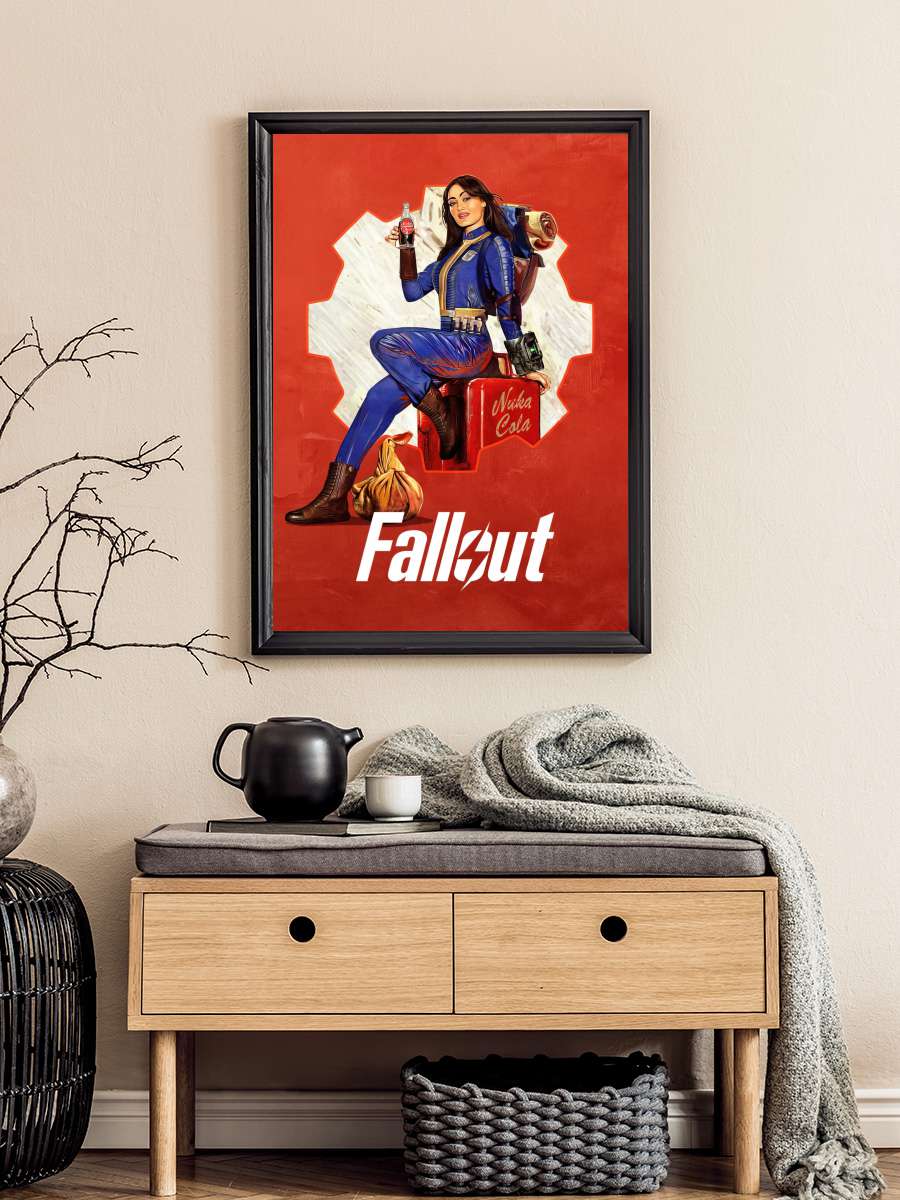 Fallout Dizi Tablo Siyah Çerçeveli Dizi Poster Duvar Tablo