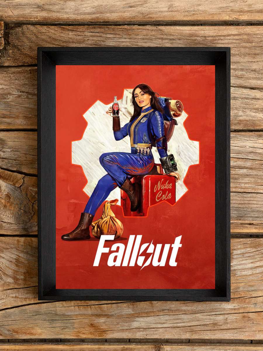 Fallout Dizi Tablo Siyah Çerçeveli Dizi Poster Duvar Tablo