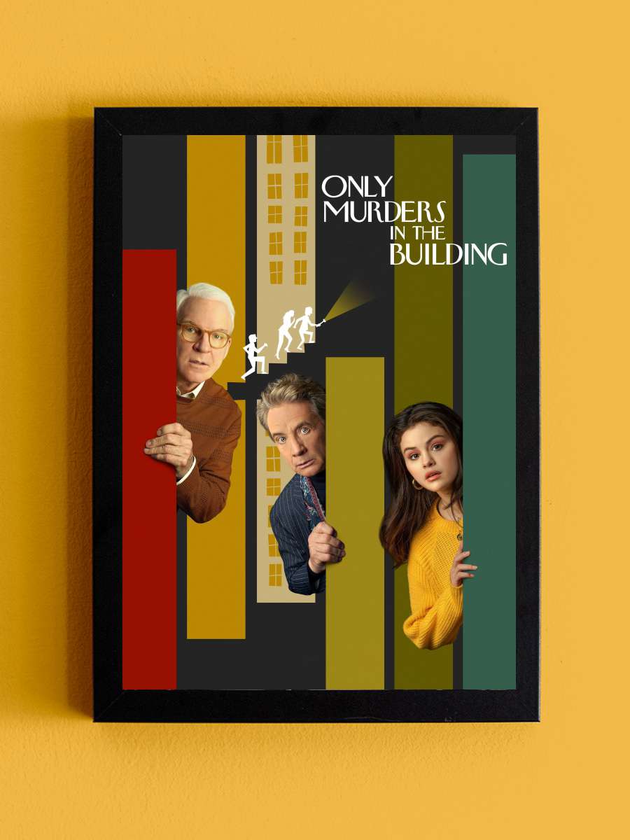 Only Murders in the Building Dizi Tablo Siyah Çerçeveli Dizi Poster Duvar Tablo