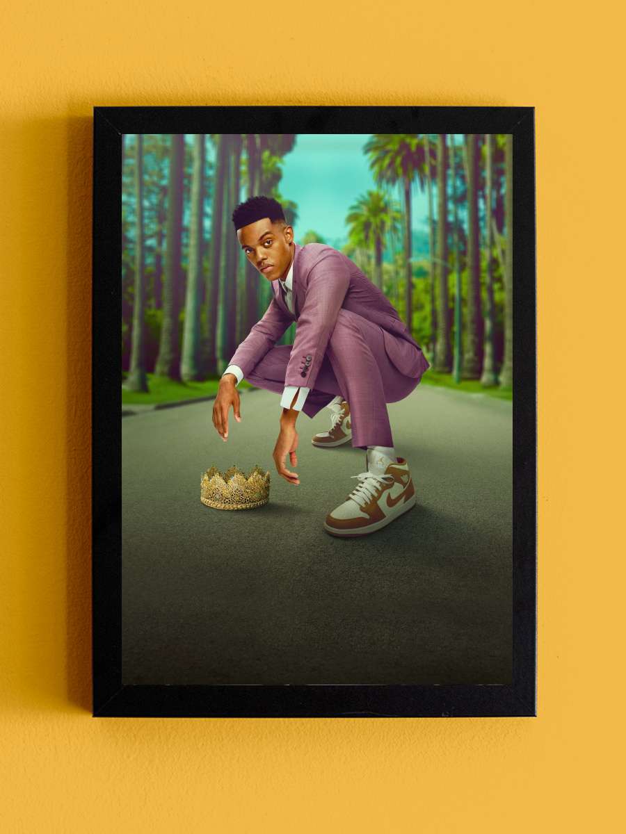 Bel-Air Dizi Tablo Siyah Çerçeveli Dizi Poster Duvar Tablo