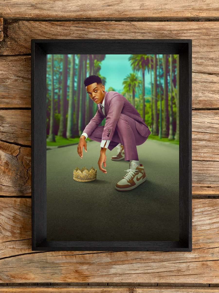 Bel-Air Dizi Tablo Siyah Çerçeveli Dizi Poster Duvar Tablo