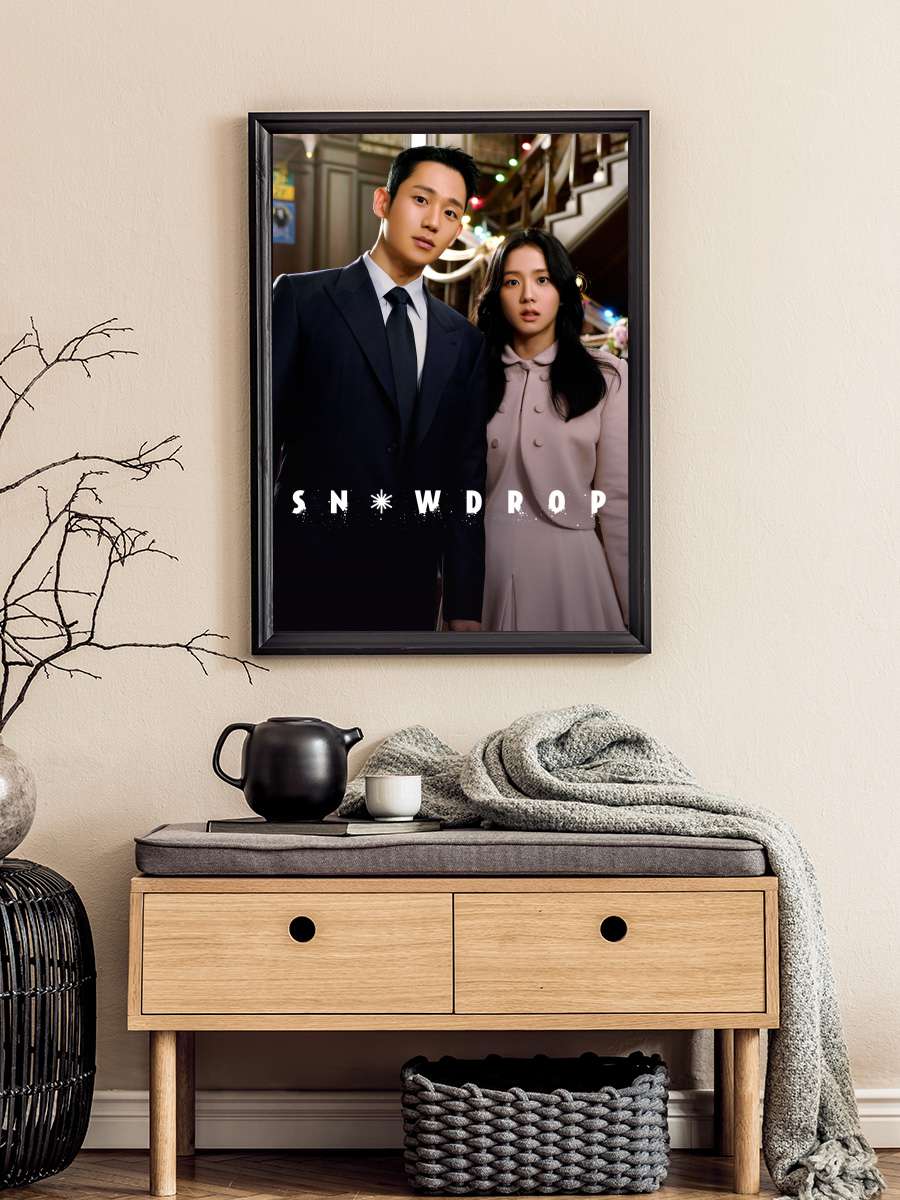 Snowdrop - 설강화 Dizi Tablo Siyah Çerçeveli Dizi Poster Duvar Tablo