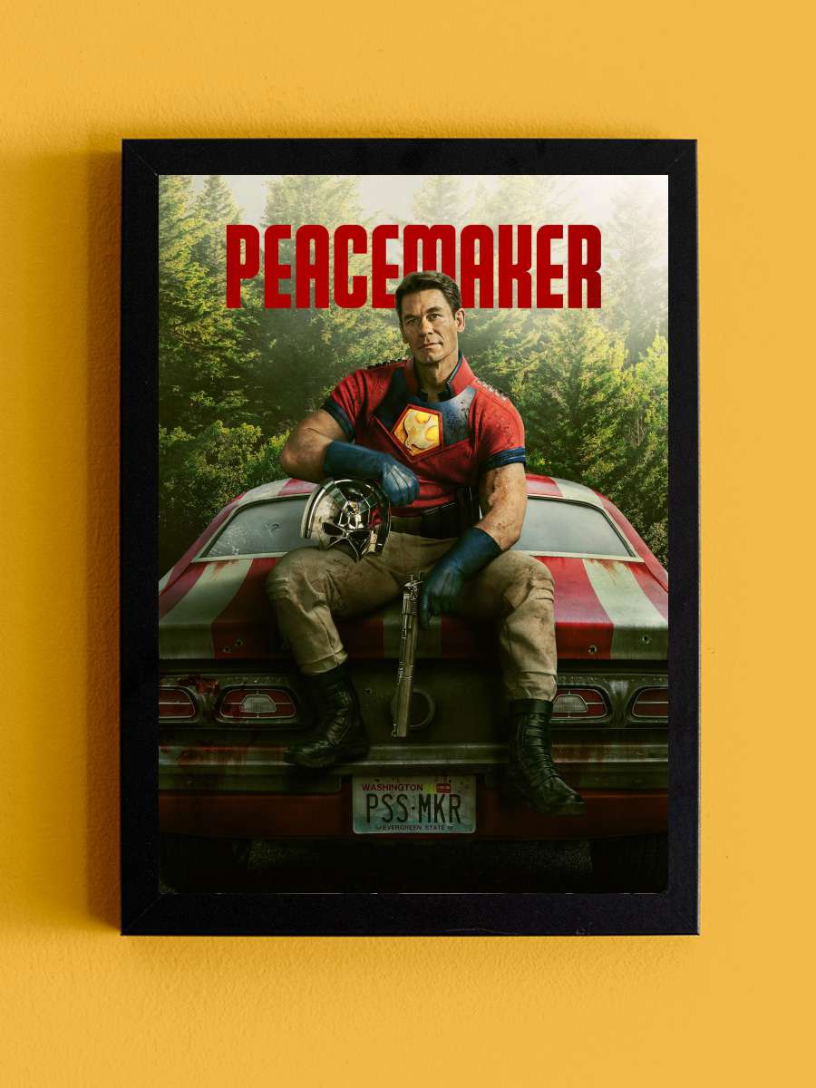 Peacemaker Dizi Tablo Siyah Çerçeveli Dizi Poster Duvar Tablo