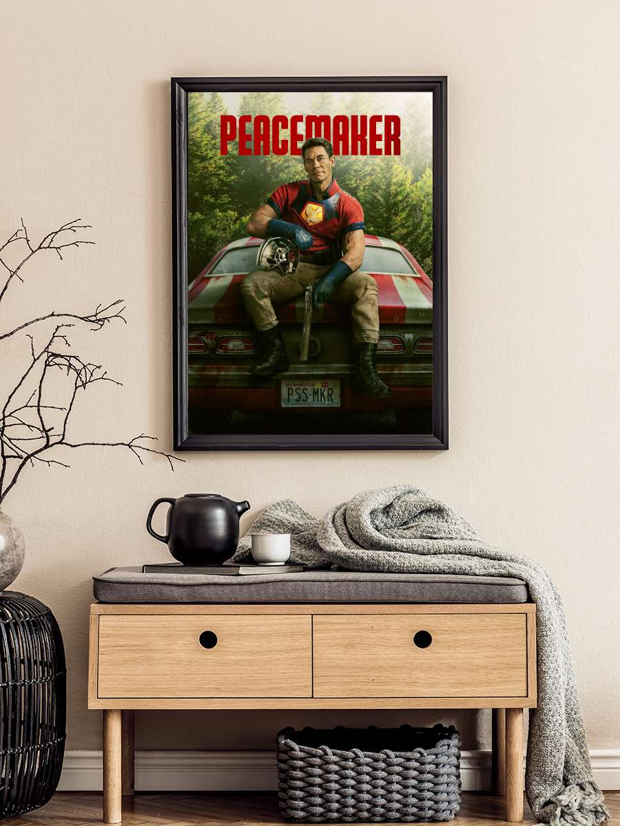 Peacemaker Dizi Tablo Siyah Çerçeveli Dizi Poster Duvar Tablo