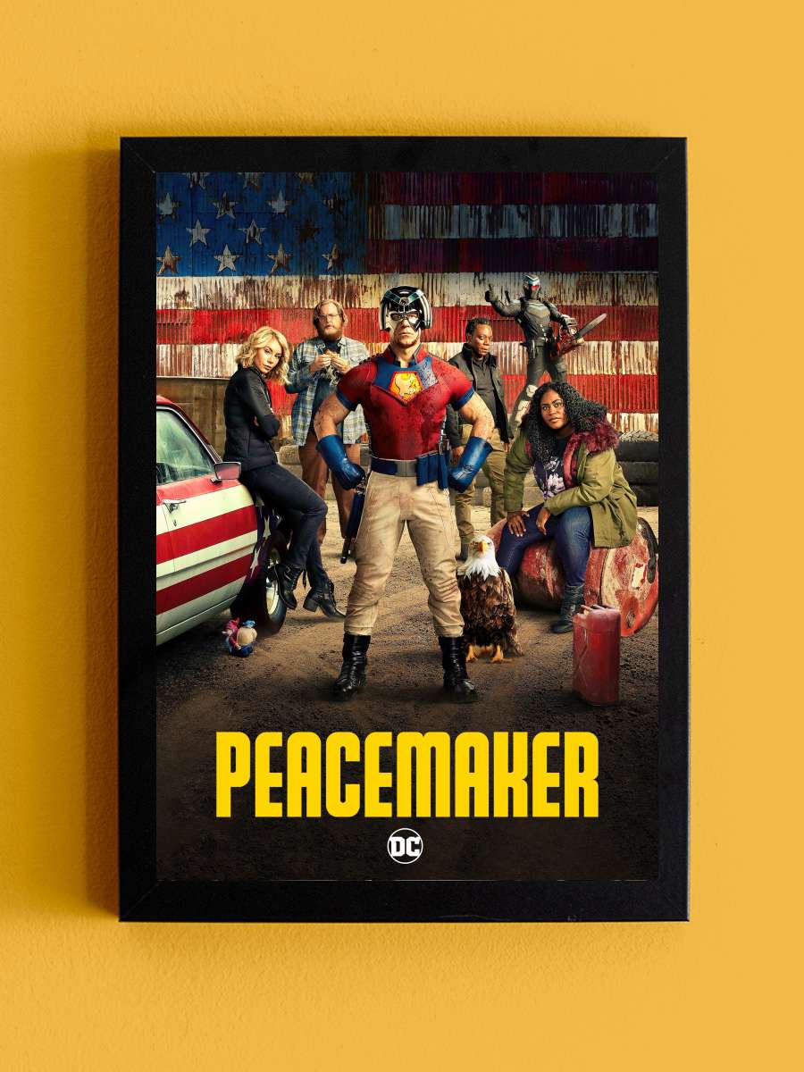 Peacemaker Dizi Tablo Siyah Çerçeveli Dizi Poster Duvar Tablo