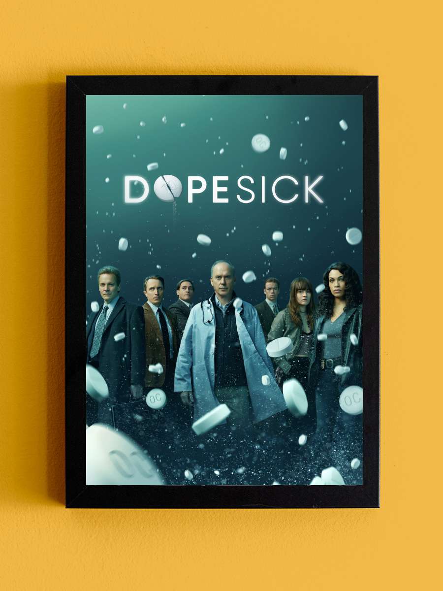 Dopesick Dizi Tablo Siyah Çerçeveli Dizi Poster Duvar Tablo