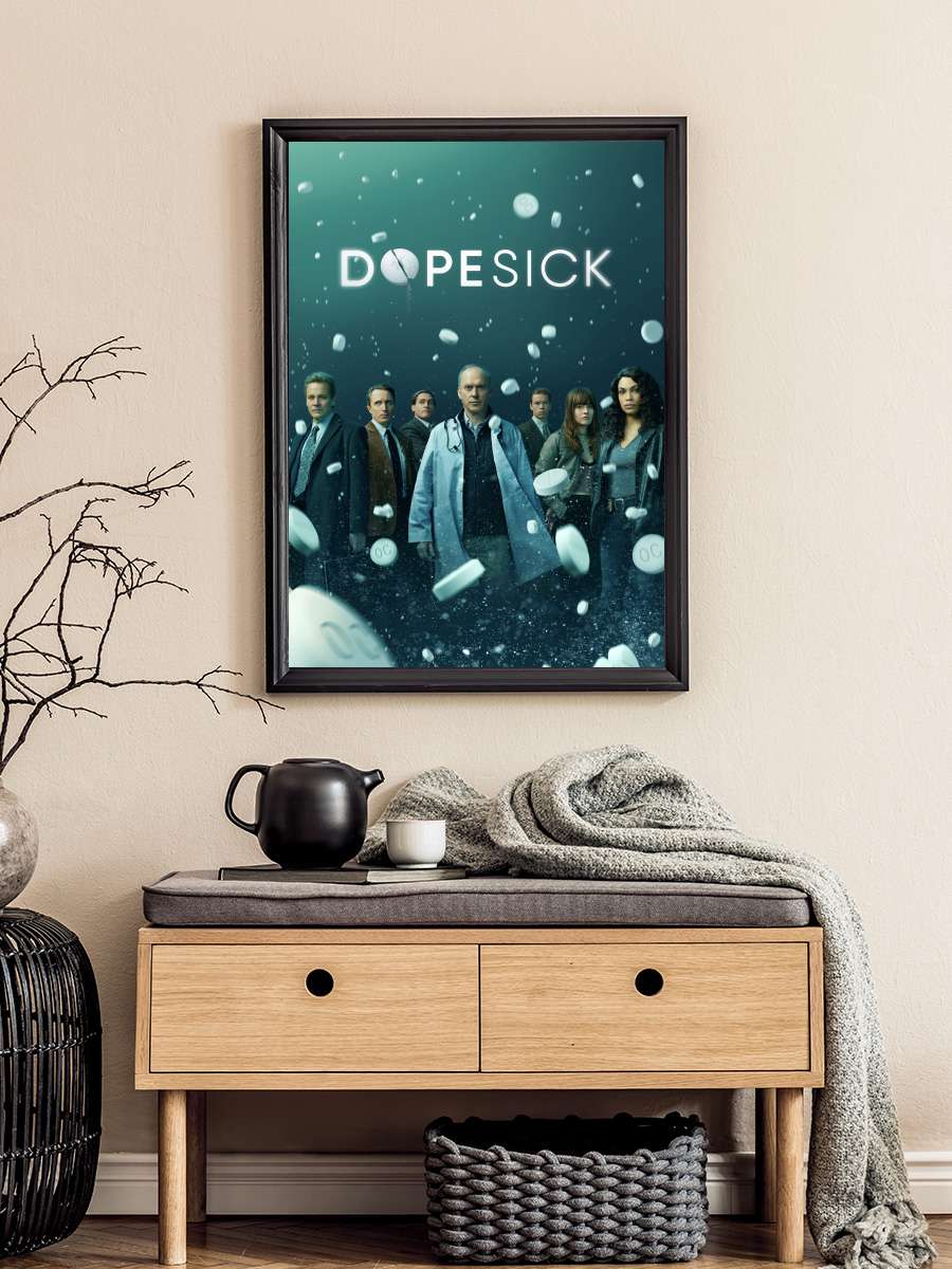 Dopesick Dizi Tablo Siyah Çerçeveli Dizi Poster Duvar Tablo