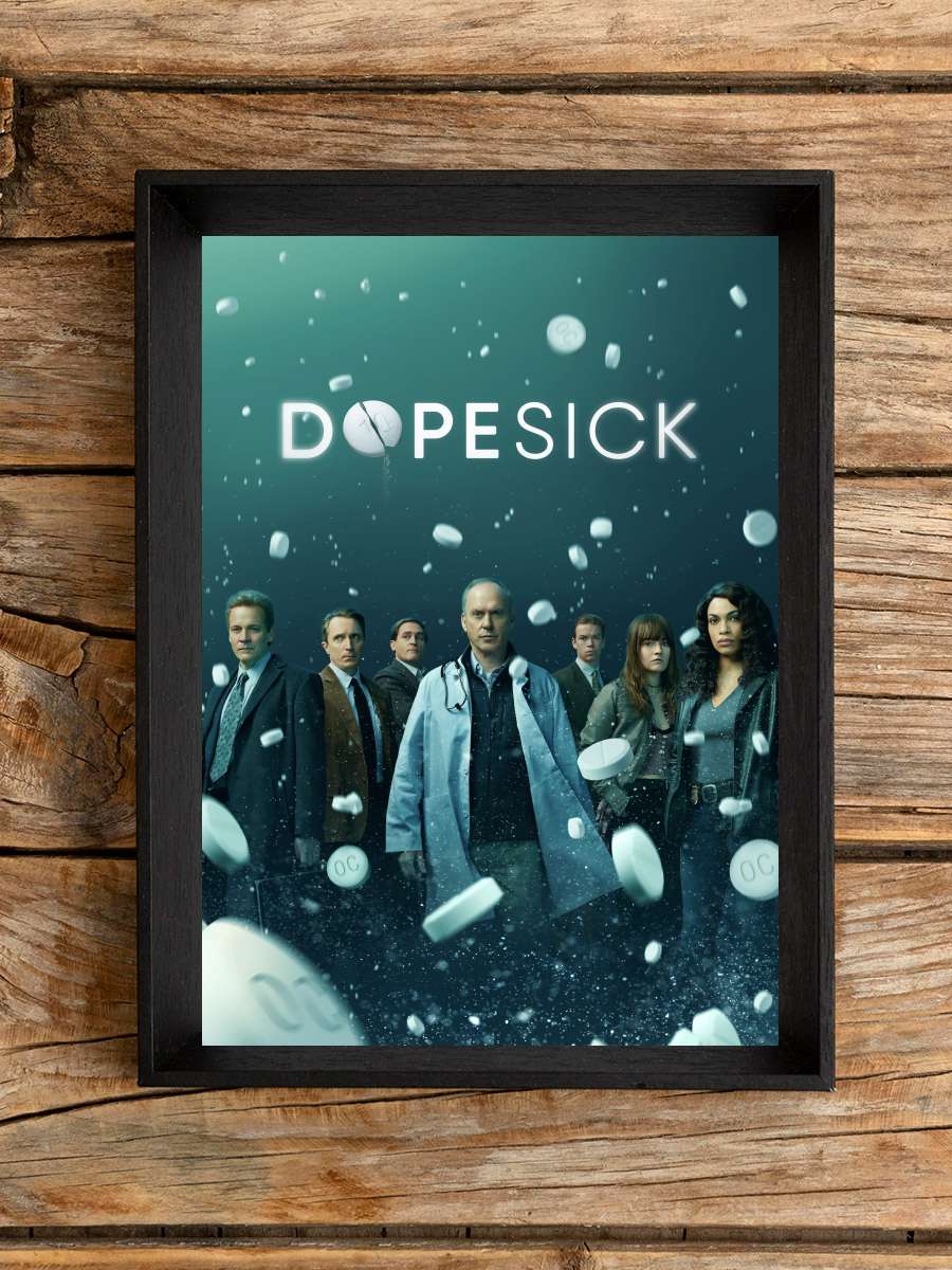 Dopesick Dizi Tablo Siyah Çerçeveli Dizi Poster Duvar Tablo