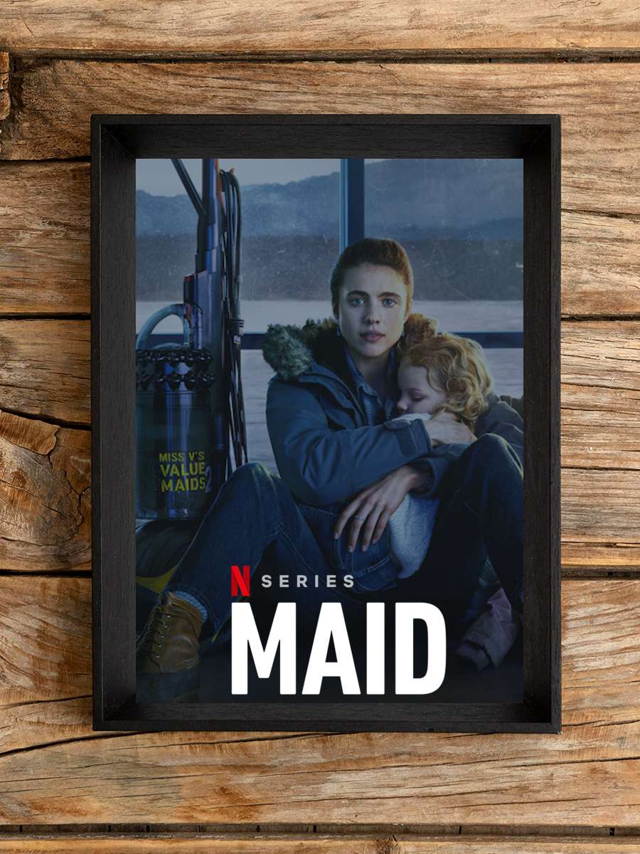 Maid Dizi Tablo Siyah Çerçeveli Dizi Poster Duvar Tablo