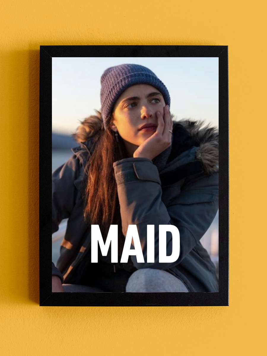 Maid Dizi Tablo Siyah Çerçeveli Dizi Poster Duvar Tablo