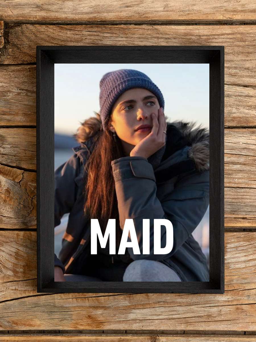 Maid Dizi Tablo Siyah Çerçeveli Dizi Poster Duvar Tablo