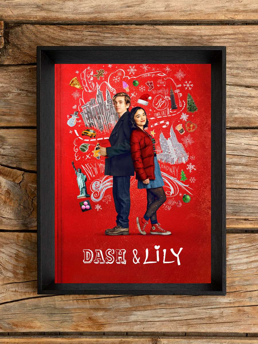 Bize Çıkan Yollar - Dash & Lily Dizi Tablo Siyah Çerçeveli Dizi Poster Duvar Tablo