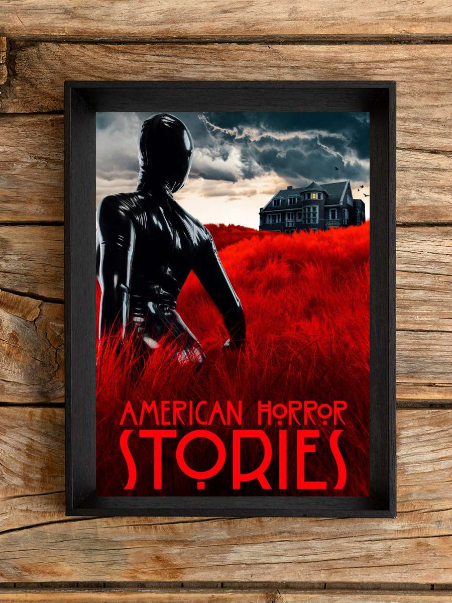 American Horror Stories Dizi Tablo Siyah Çerçeveli Dizi Poster Duvar Tablo