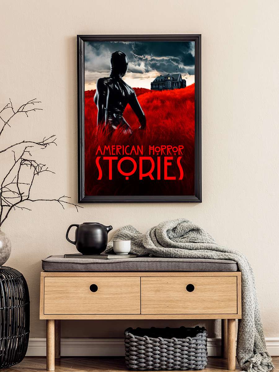 American Horror Stories Dizi Tablo Siyah Çerçeveli Dizi Poster Duvar Tablo