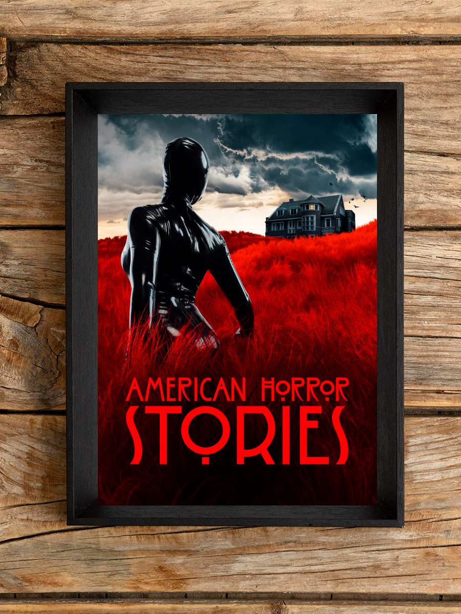 American Horror Stories Dizi Tablo Siyah Çerçeveli Dizi Poster Duvar Tablo