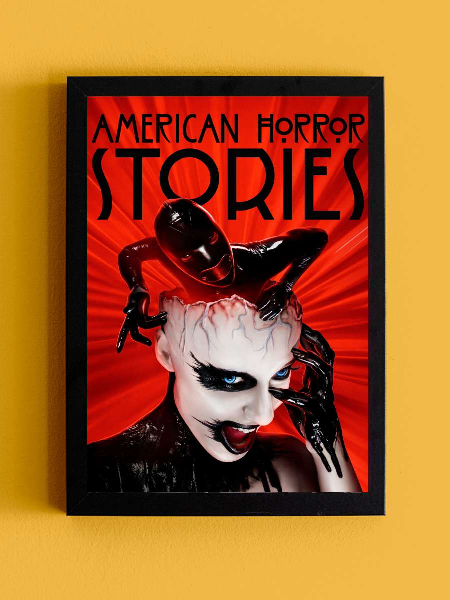 American Horror Stories Dizi Tablo Siyah Çerçeveli Dizi Poster Duvar Tablo