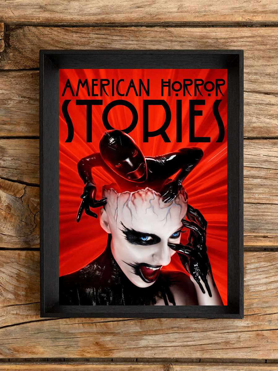 American Horror Stories Dizi Tablo Siyah Çerçeveli Dizi Poster Duvar Tablo