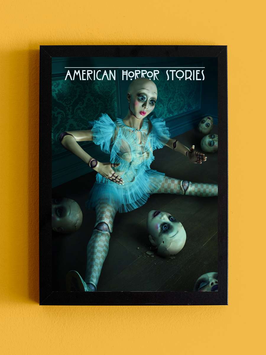 American Horror Stories Dizi Tablo Siyah Çerçeveli Dizi Poster Duvar Tablo