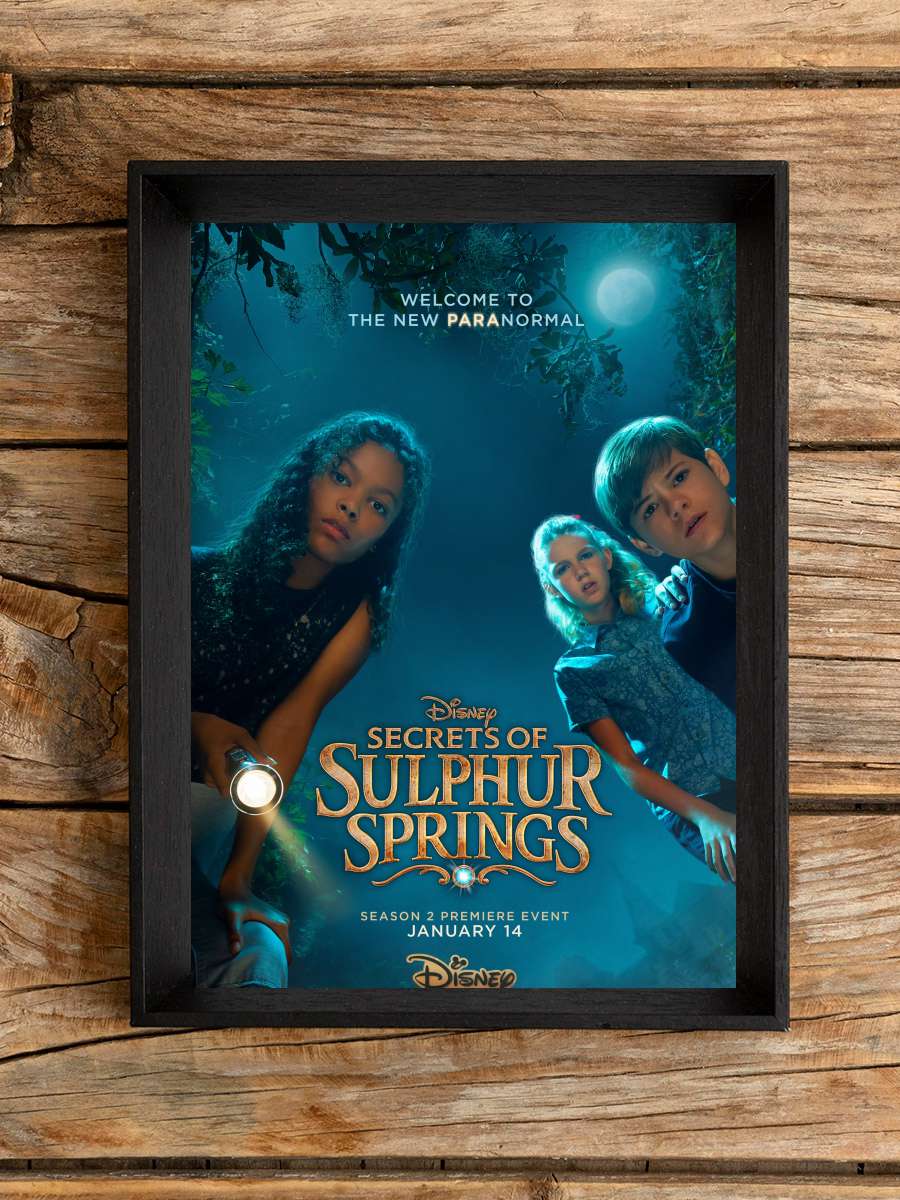 Sulphur Springs Sırları - Secrets of Sulphur Springs Dizi Tablo Siyah Çerçeveli Dizi Poster Duvar Tablo