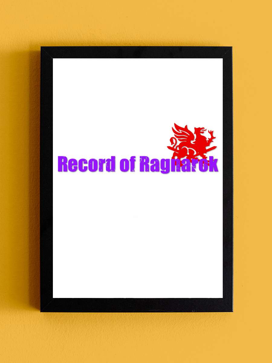 Record of Ragnarok - 終末のワルキューレ Dizi Tablo Siyah Çerçeveli Dizi Poster Duvar Tablo