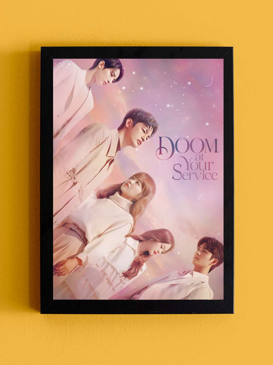 Doom at Your Service - 어느 날 우리 집 현관으로 멸망이 들어왔다 Dizi Tablo Siyah Çerçeveli Dizi Poster Duvar Tablo