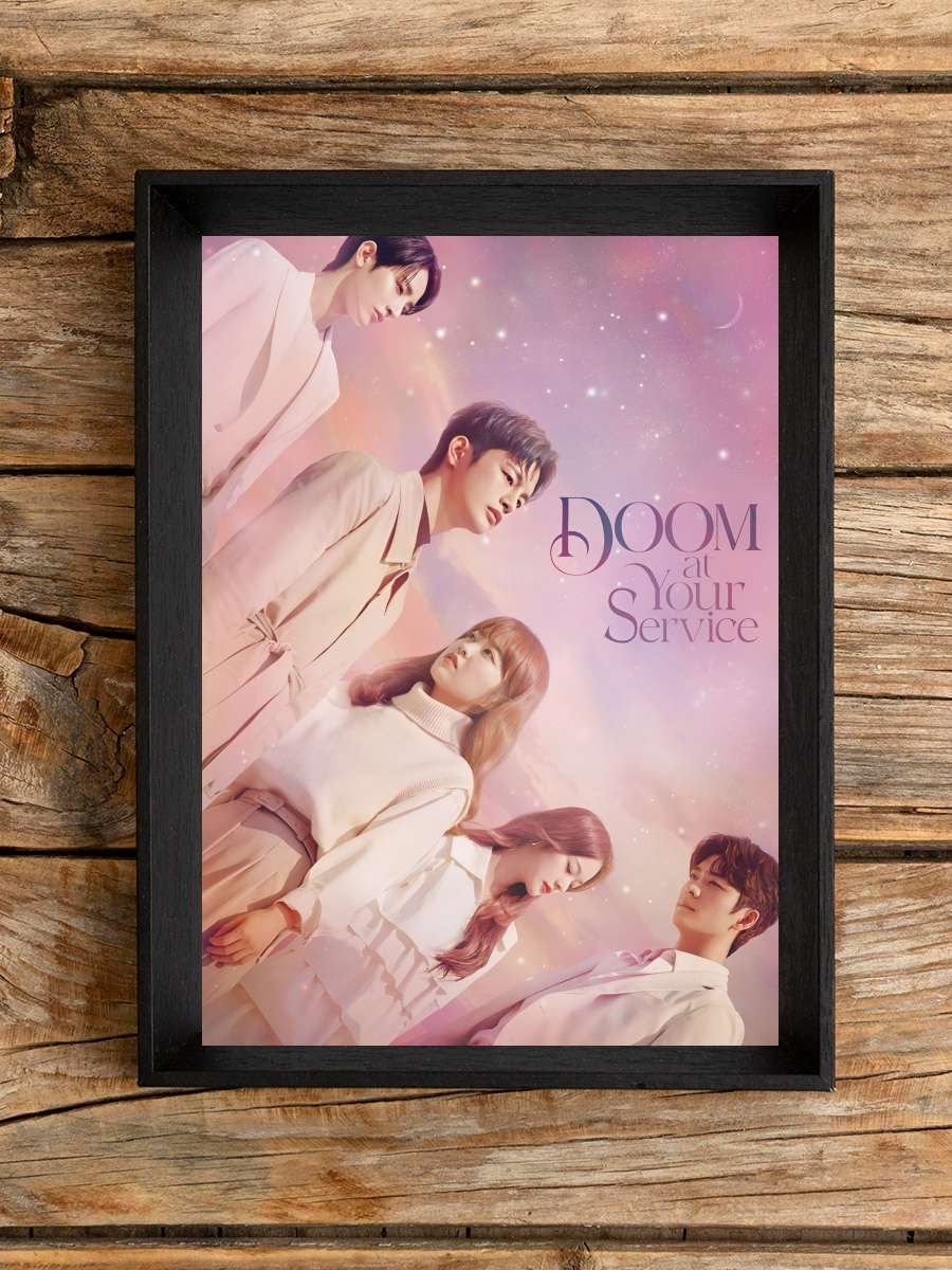 Doom at Your Service - 어느 날 우리 집 현관으로 멸망이 들어왔다 Dizi Tablo Siyah Çerçeveli Dizi Poster Duvar Tablo