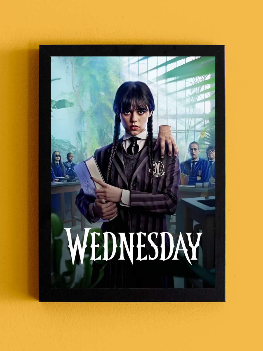 Wednesday Dizi Tablo Siyah Çerçeveli Dizi Poster Duvar Tablo