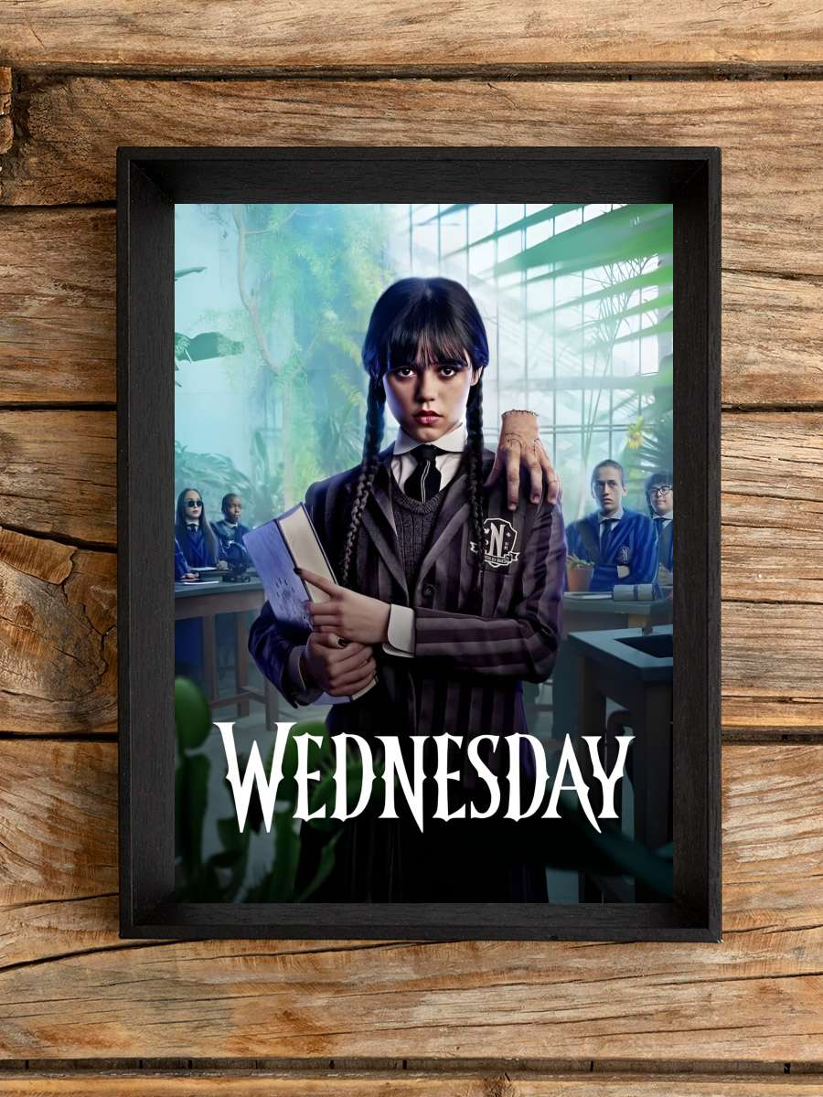 Wednesday Dizi Tablo Siyah Çerçeveli Dizi Poster Duvar Tablo