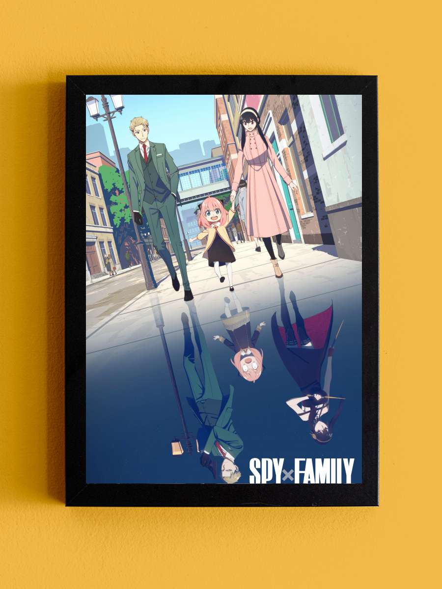 SPY×FAMILY Dizi Tablo Siyah Çerçeveli Dizi Poster Duvar Tablo