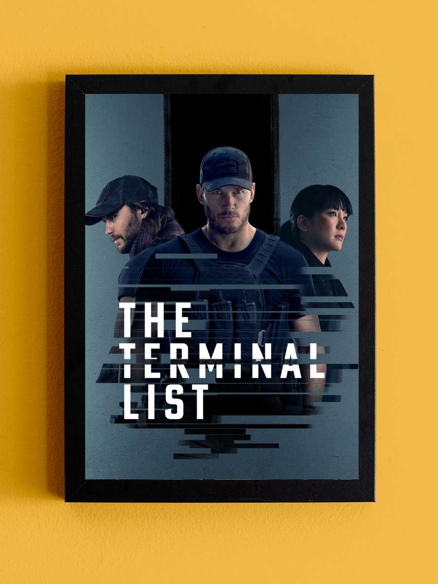 İnfaz Listesi - The Terminal List Dizi Tablo Siyah Çerçeveli Dizi Poster Duvar Tablo