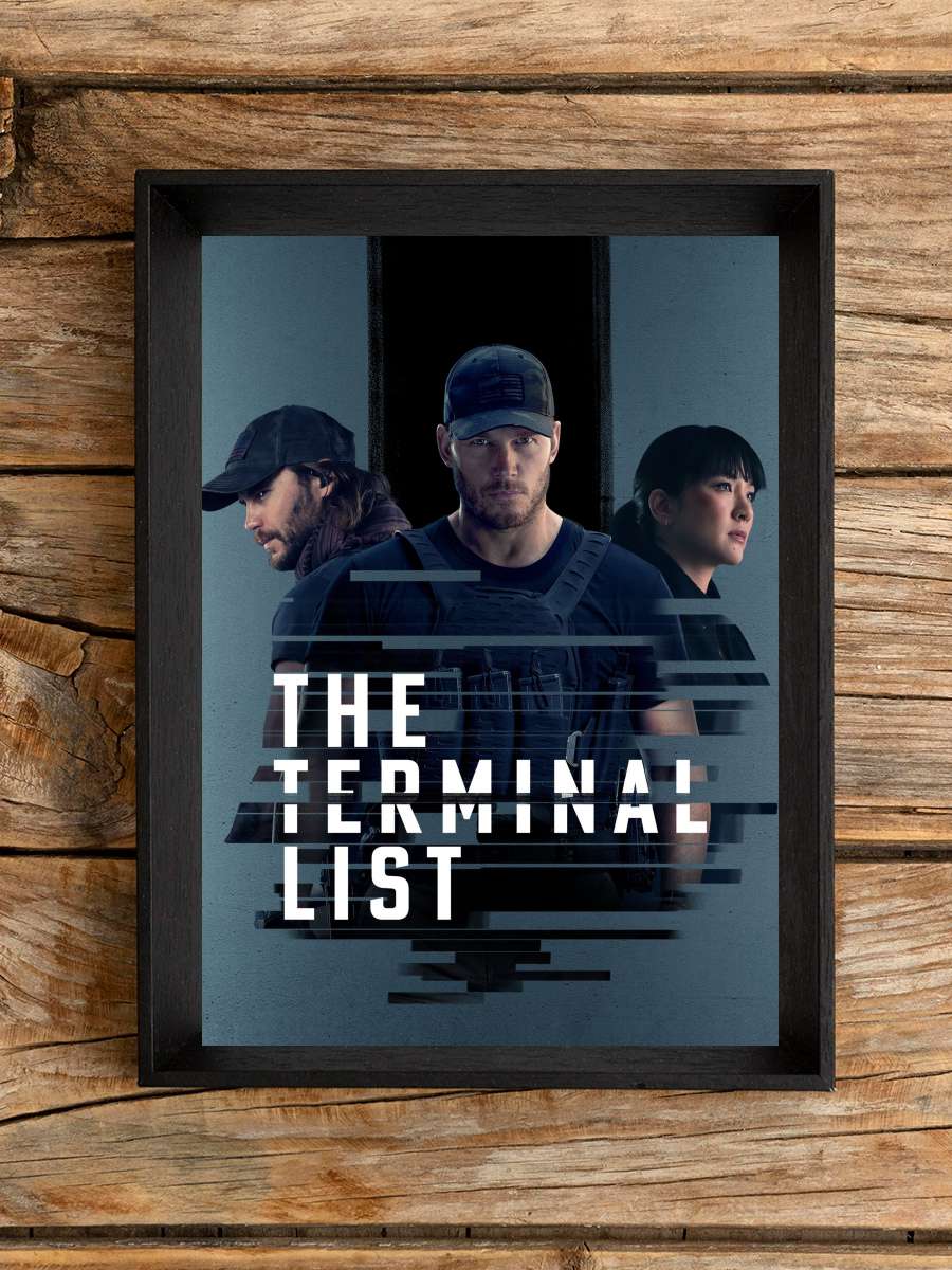 İnfaz Listesi - The Terminal List Dizi Tablo Siyah Çerçeveli Dizi Poster Duvar Tablo