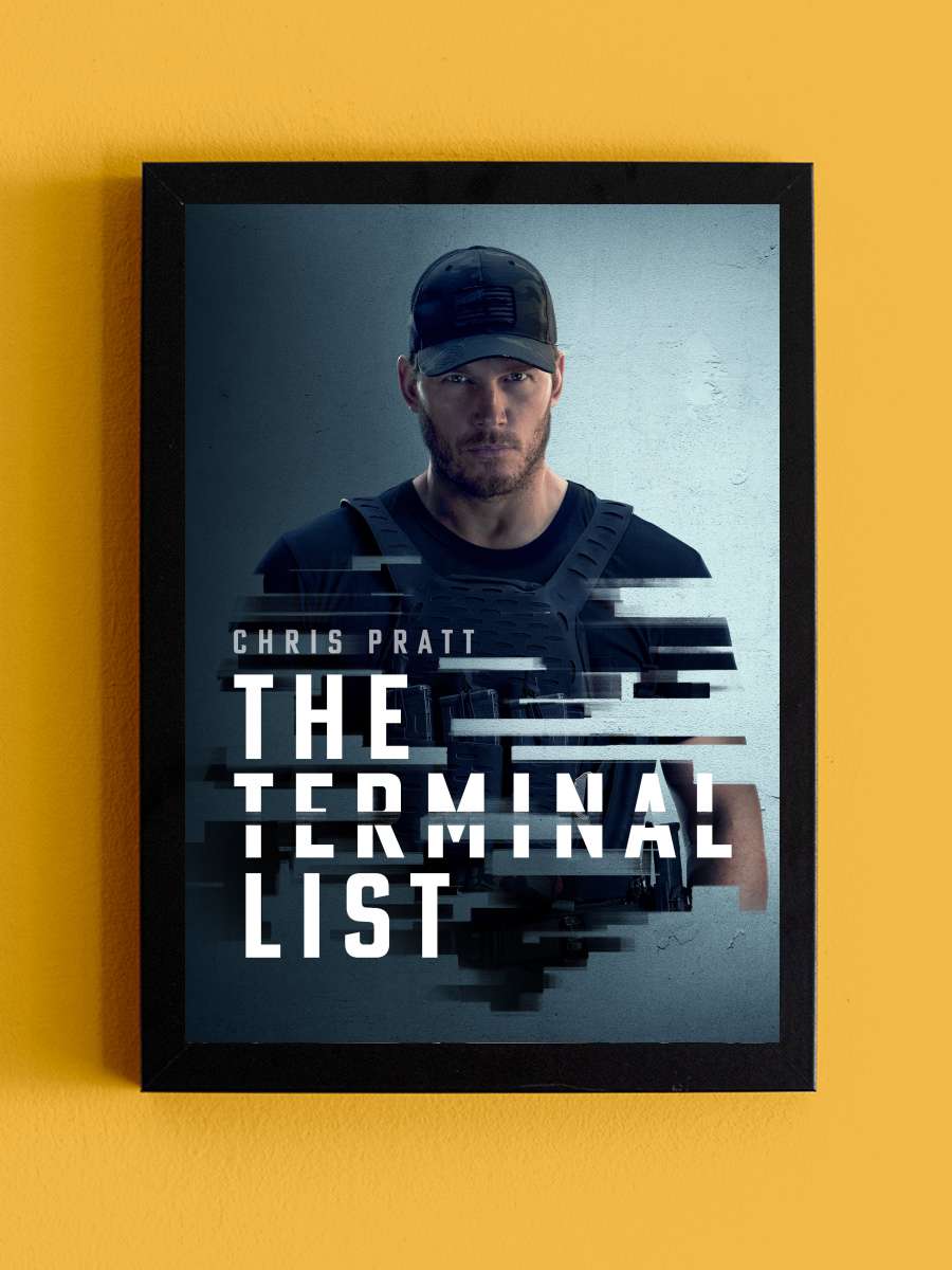 İnfaz Listesi - The Terminal List Dizi Tablo Siyah Çerçeveli Dizi Poster Duvar Tablo