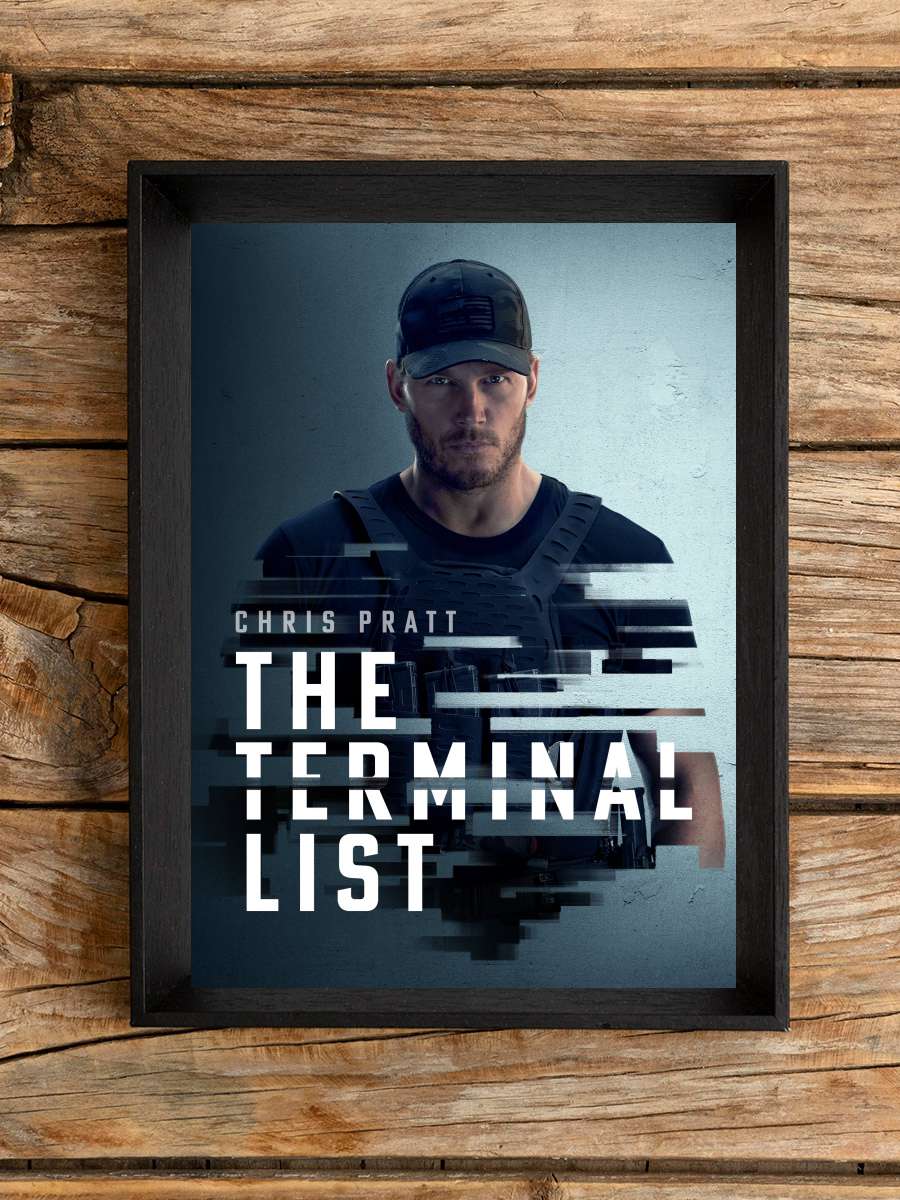 İnfaz Listesi - The Terminal List Dizi Tablo Siyah Çerçeveli Dizi Poster Duvar Tablo