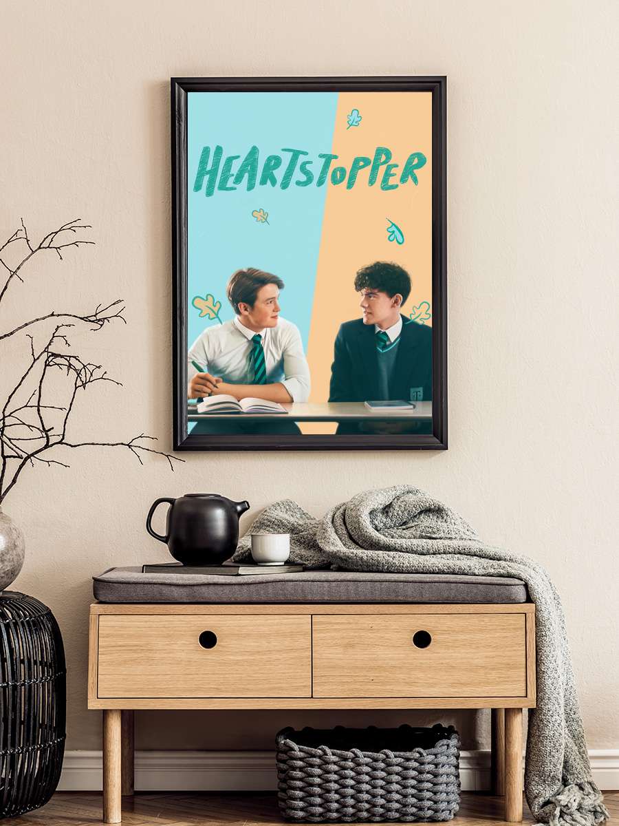 Heartstopper Dizi Tablo Siyah Çerçeveli Dizi Poster Duvar Tablo