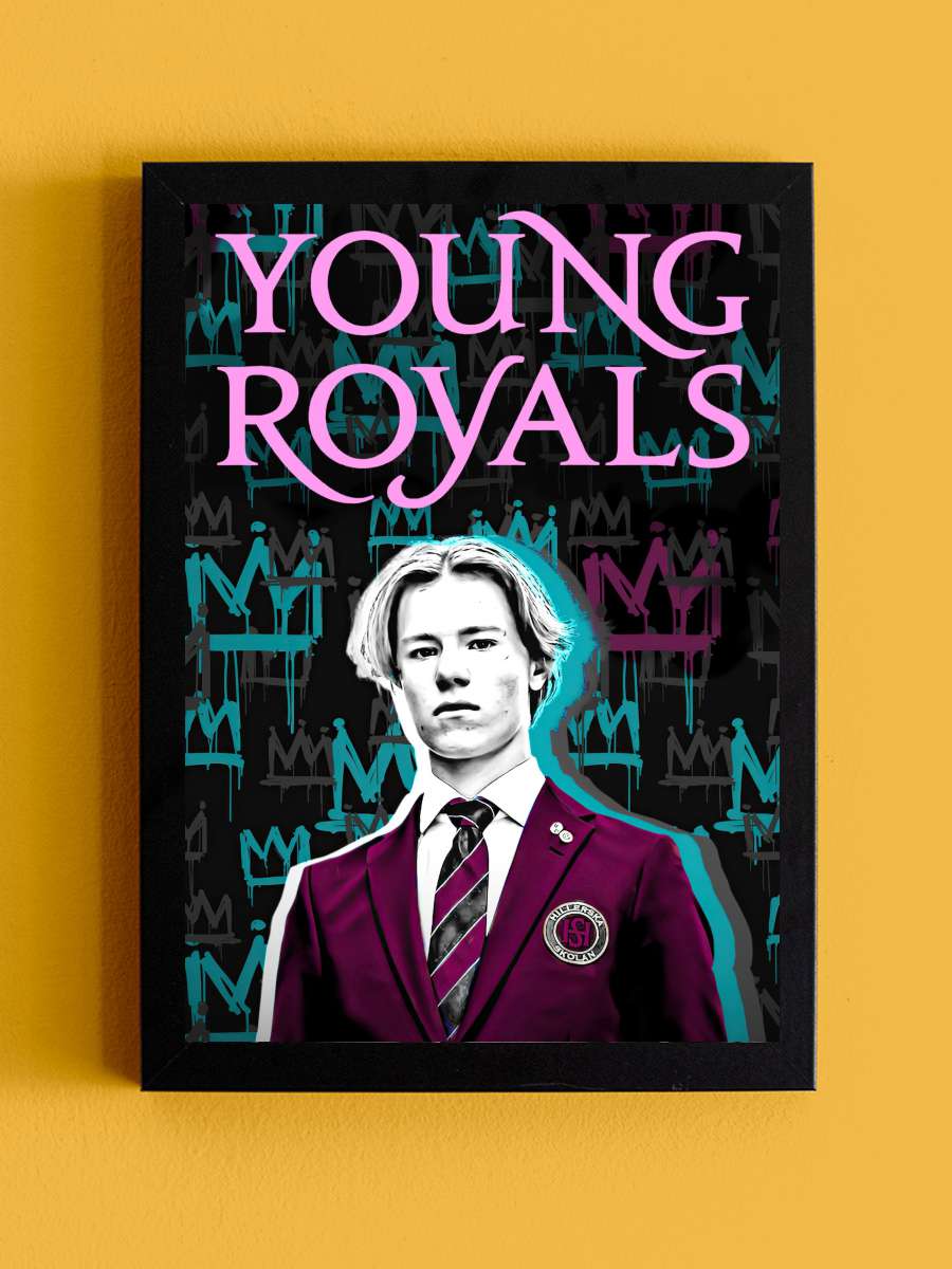 Young Royals Dizi Tablo Siyah Çerçeveli Dizi Poster Duvar Tablo