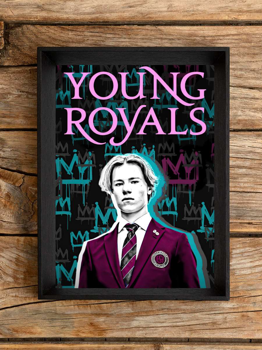 Young Royals Dizi Tablo Siyah Çerçeveli Dizi Poster Duvar Tablo