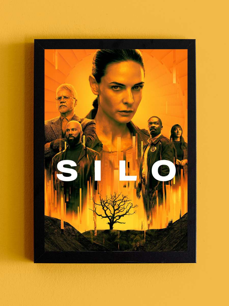 Silo Dizi Tablo Siyah Çerçeveli Dizi Poster Duvar Tablo