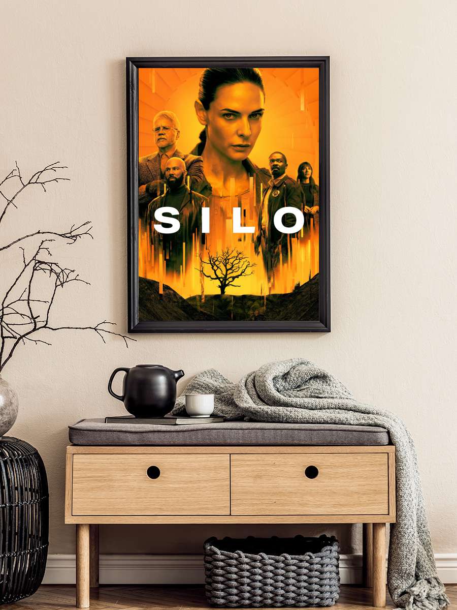 Silo Dizi Tablo Siyah Çerçeveli Dizi Poster Duvar Tablo