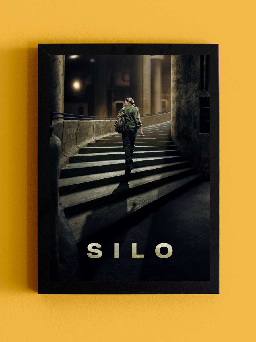 Silo Dizi Tablo Siyah Çerçeveli Dizi Poster Duvar Tablo