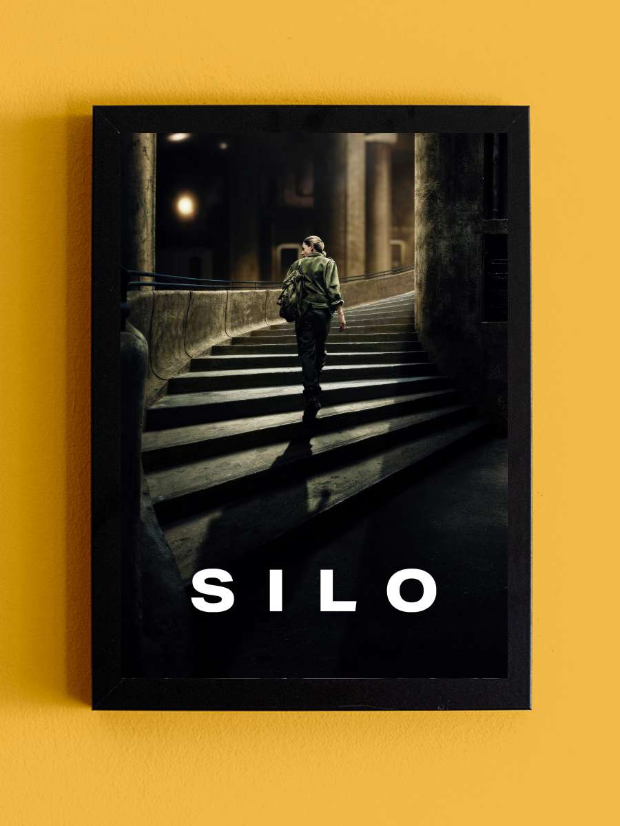 Silo Dizi Tablo Siyah Çerçeveli Dizi Poster Duvar Tablo