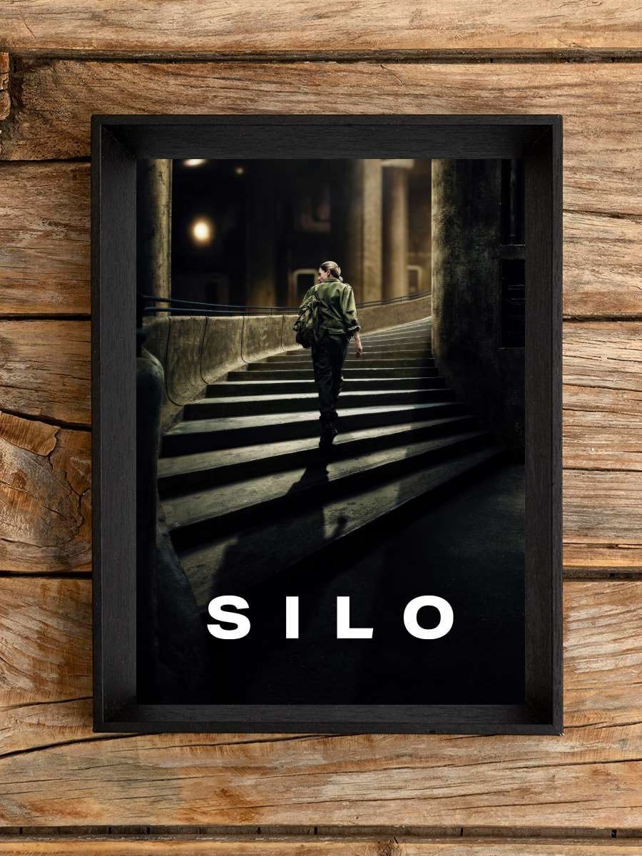 Silo Dizi Tablo Siyah Çerçeveli Dizi Poster Duvar Tablo