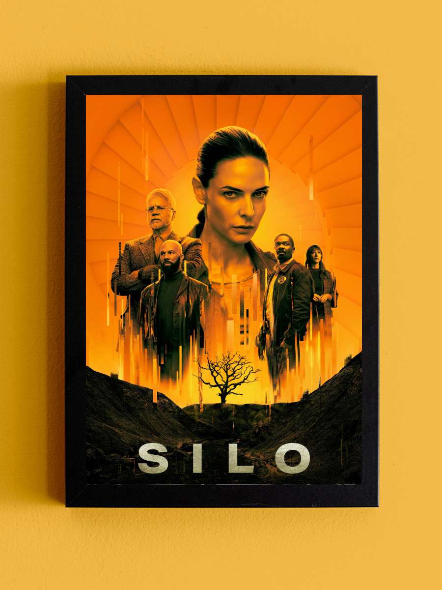 Silo Dizi Tablo Siyah Çerçeveli Dizi Poster Duvar Tablo