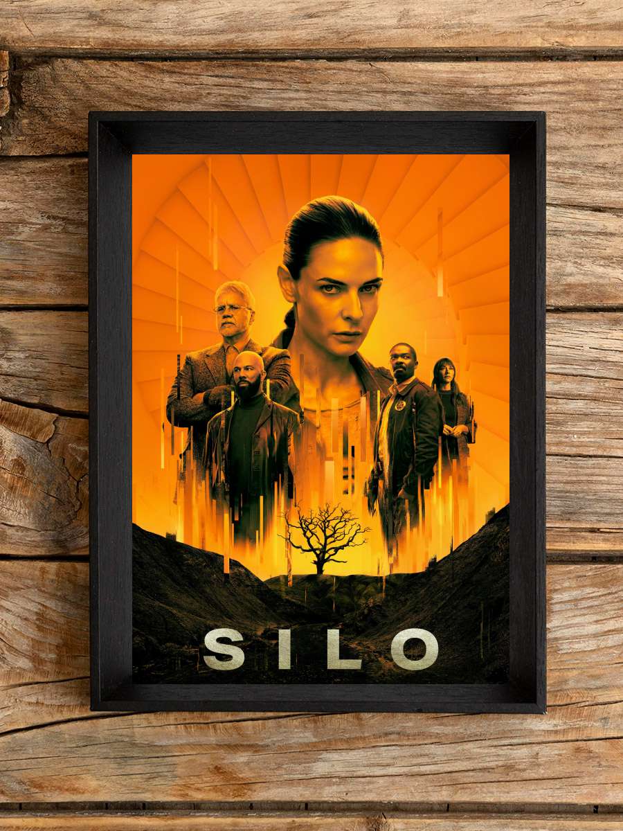 Silo Dizi Tablo Siyah Çerçeveli Dizi Poster Duvar Tablo