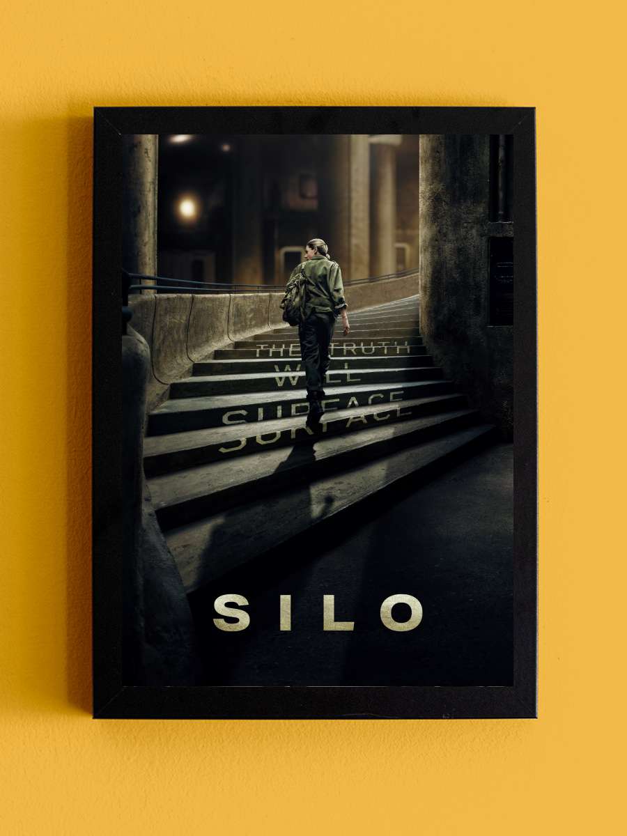 Silo Dizi Tablo Siyah Çerçeveli Dizi Poster Duvar Tablo