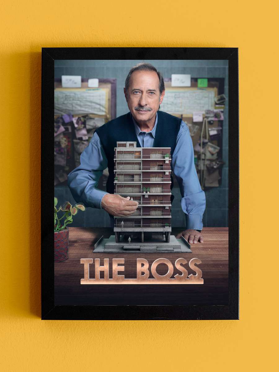 The Boss - El encargado Dizi Tablo Siyah Çerçeveli Dizi Poster Duvar Tablo