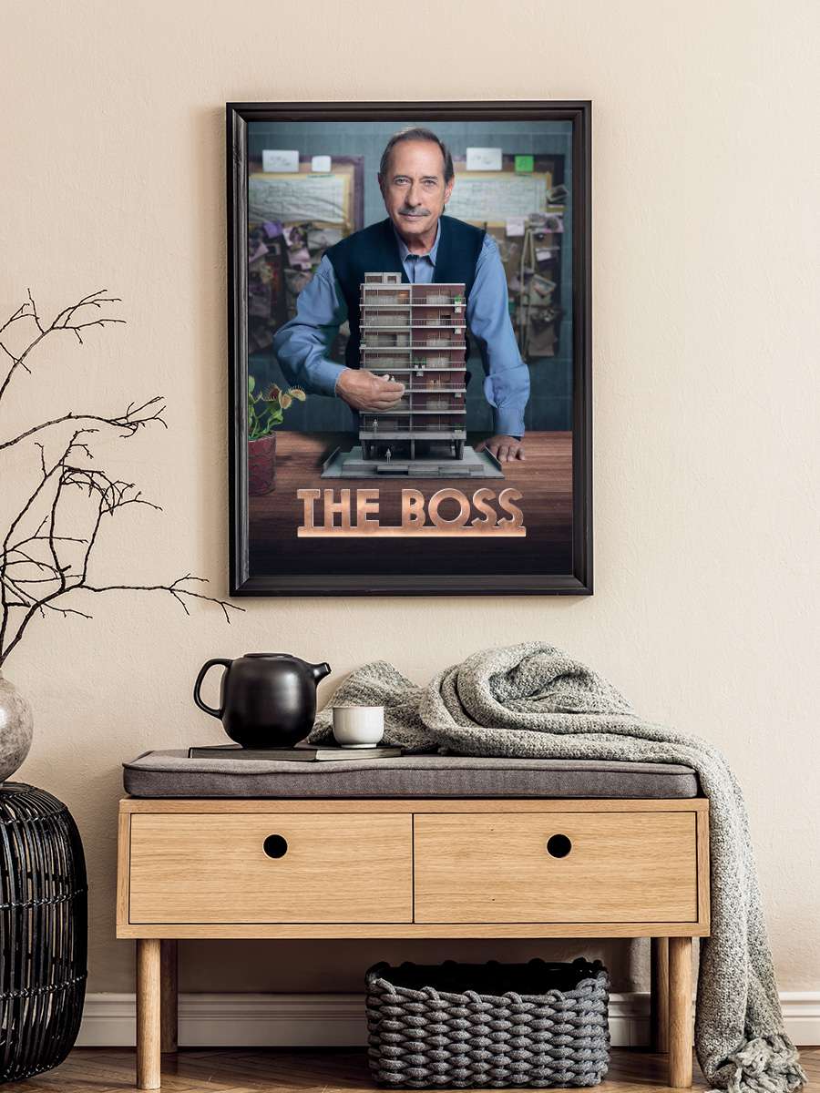 The Boss - El encargado Dizi Tablo Siyah Çerçeveli Dizi Poster Duvar Tablo