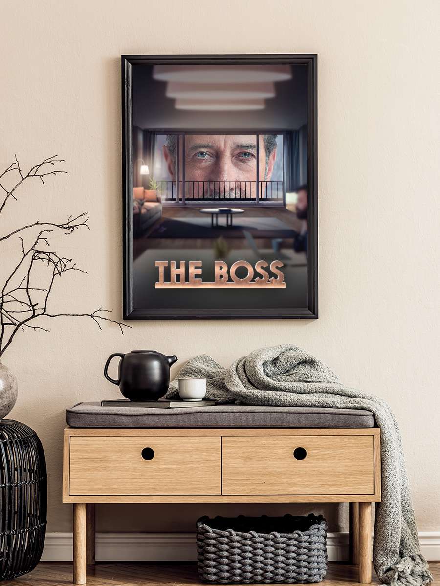 The Boss - El encargado Dizi Tablo Siyah Çerçeveli Dizi Poster Duvar Tablo