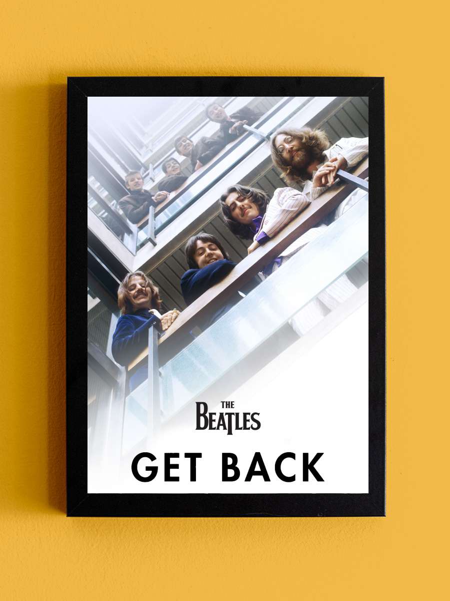 The Beatles: Get Back Dizi Tablo Siyah Çerçeveli Dizi Poster Duvar Tablo