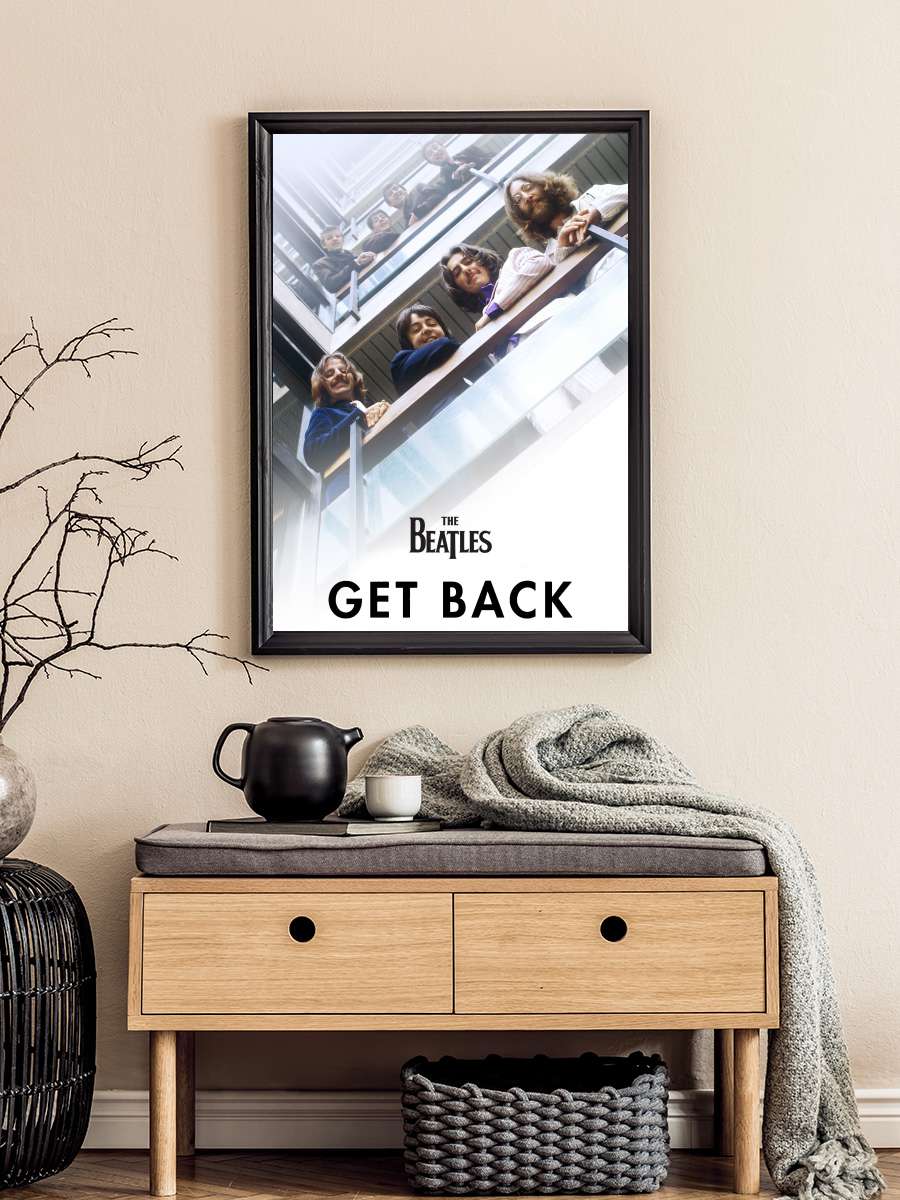 The Beatles: Get Back Dizi Tablo Siyah Çerçeveli Dizi Poster Duvar Tablo